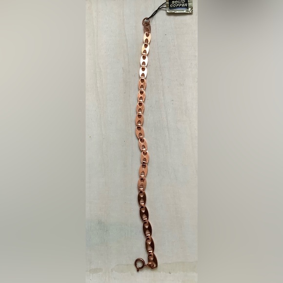 New vintage fancy SOLID COPPER bracelet - Picture 3 of 11